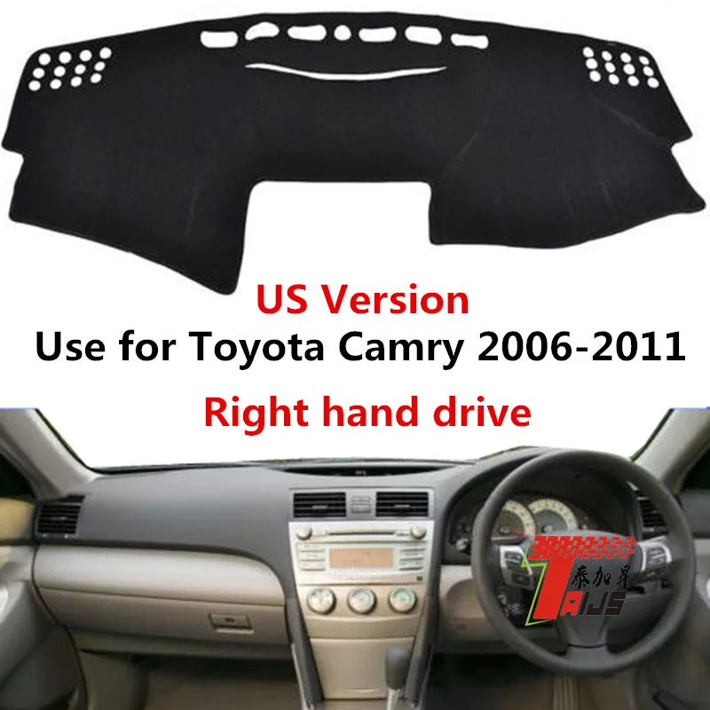 TAIJS factory high quality anti-dirty Suede dashboard cover for Toyota Camry 2006-2011 Right-hand drive hot selling
TAIJS factory high quality anti-dirty Suede dashboard cover for Toyota Camry 2006-2011 Right-hand drive hot selling