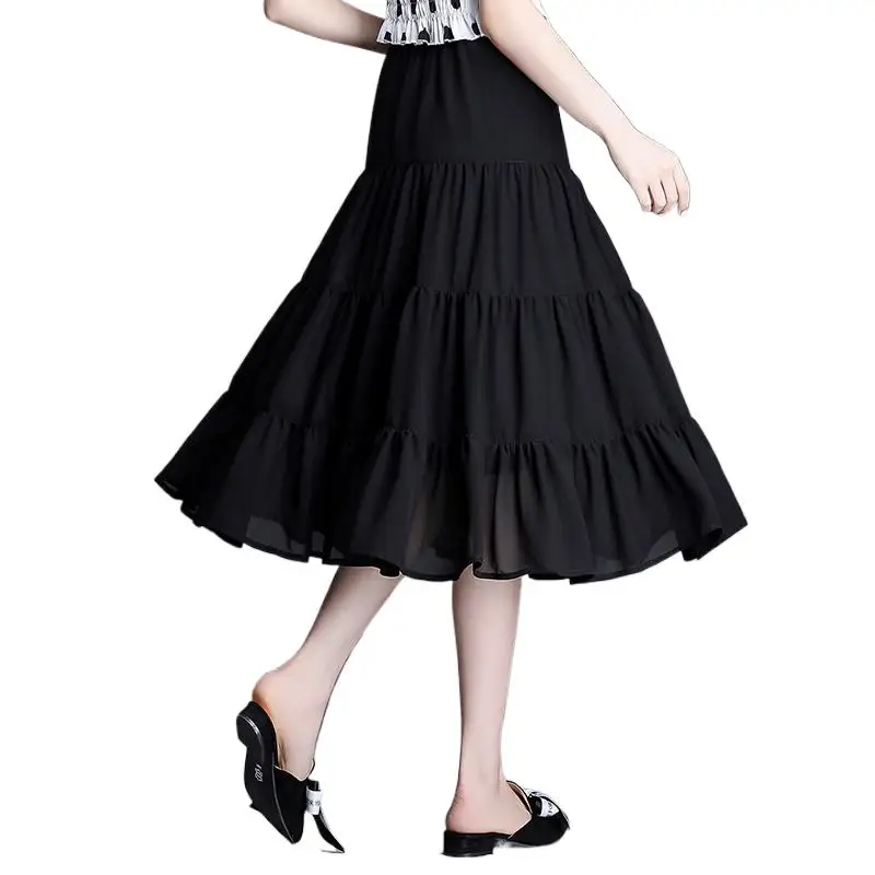 2024 Korean High Waist Tutu Pleated long School Skirt plus size Bohemian ruffled cake skirt Elegant sexy chiffon skirts 6XL 7XL
2024 Korean High Waist Tutu Pleated long School Skirt plus size Bohemian ruffled cake skirt Elegant sexy chiffon skirts 6XL 7XL