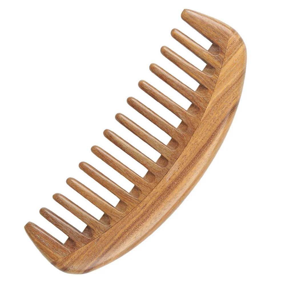 1pc Sandalwood Broad-tooth Curled Hair Wooden Comb Scalp Massage Comb for Women Girls Ladies (Coffee)
1pc Sandalwood Broad-tooth Curled Hair Wooden Comb Scalp Massage Comb for Women Girls Ladies (Coffee)