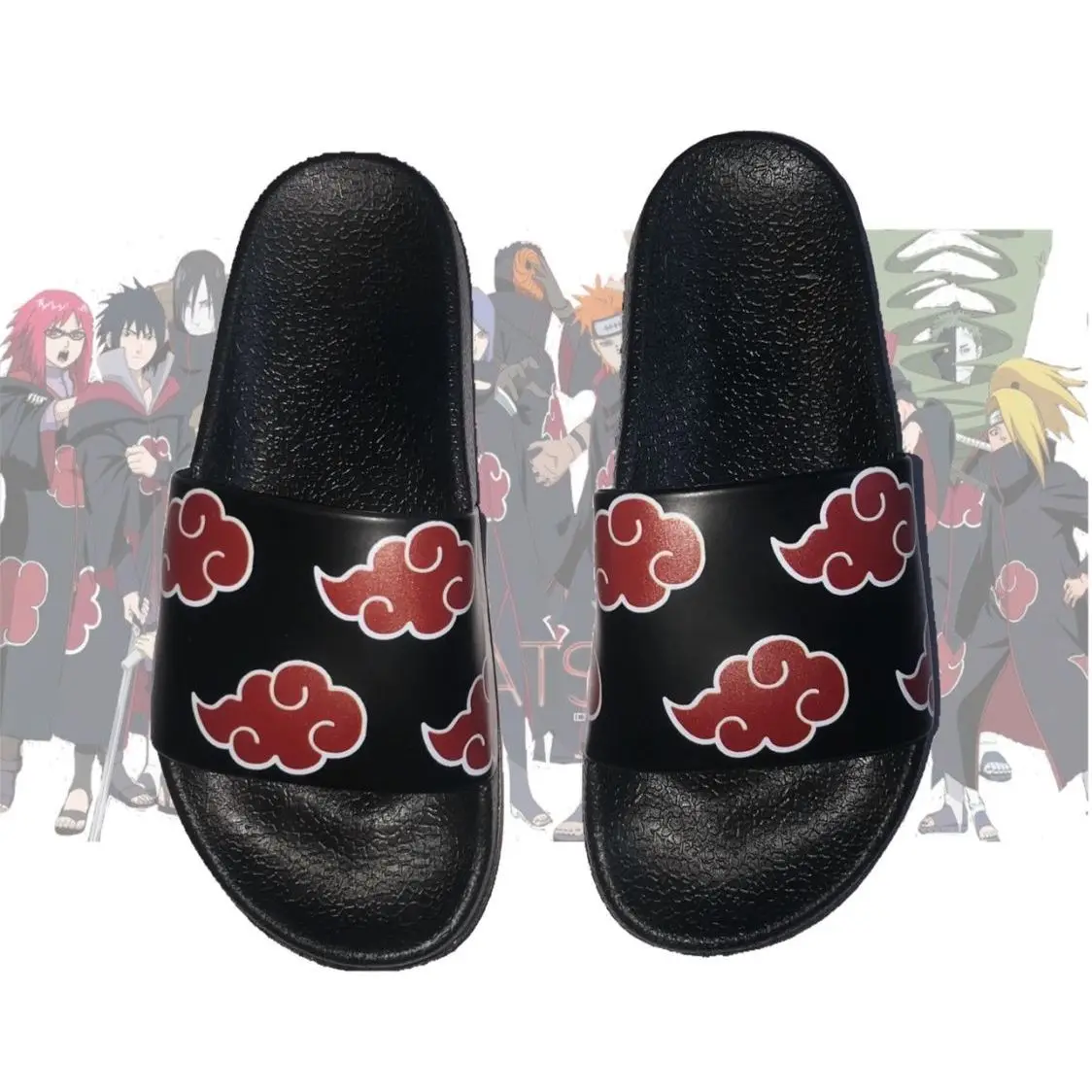 Naruto Anime Series Color Printing Red Cloud Uchiha Itachi Akatsuki Pattern Wearing Anti-Skid Soft Bottom One-Word Slipper
Naruto Anime Series Color Printing Red Cloud Uchiha Itachi Akatsuki Pattern Wearing Anti-Skid Soft Bottom One-Word Slipper