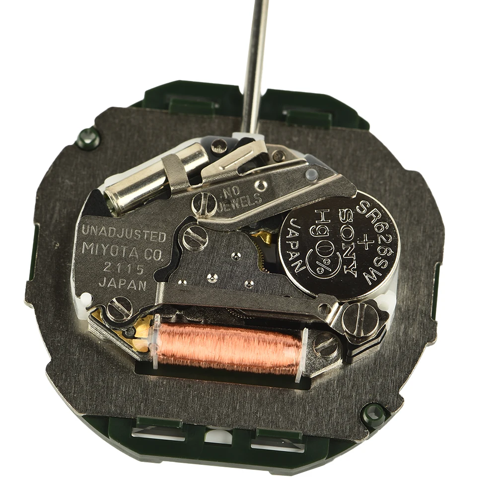 Quartz Movement Quality Replacement Quartz Movement for Miyota 2115 Watch Includes Stem Hour Wheel and Battery
Quartz Movement Quality Replacement Quartz Movement for Miyota 2115 Watch Includes Stem Hour Wheel and Battery