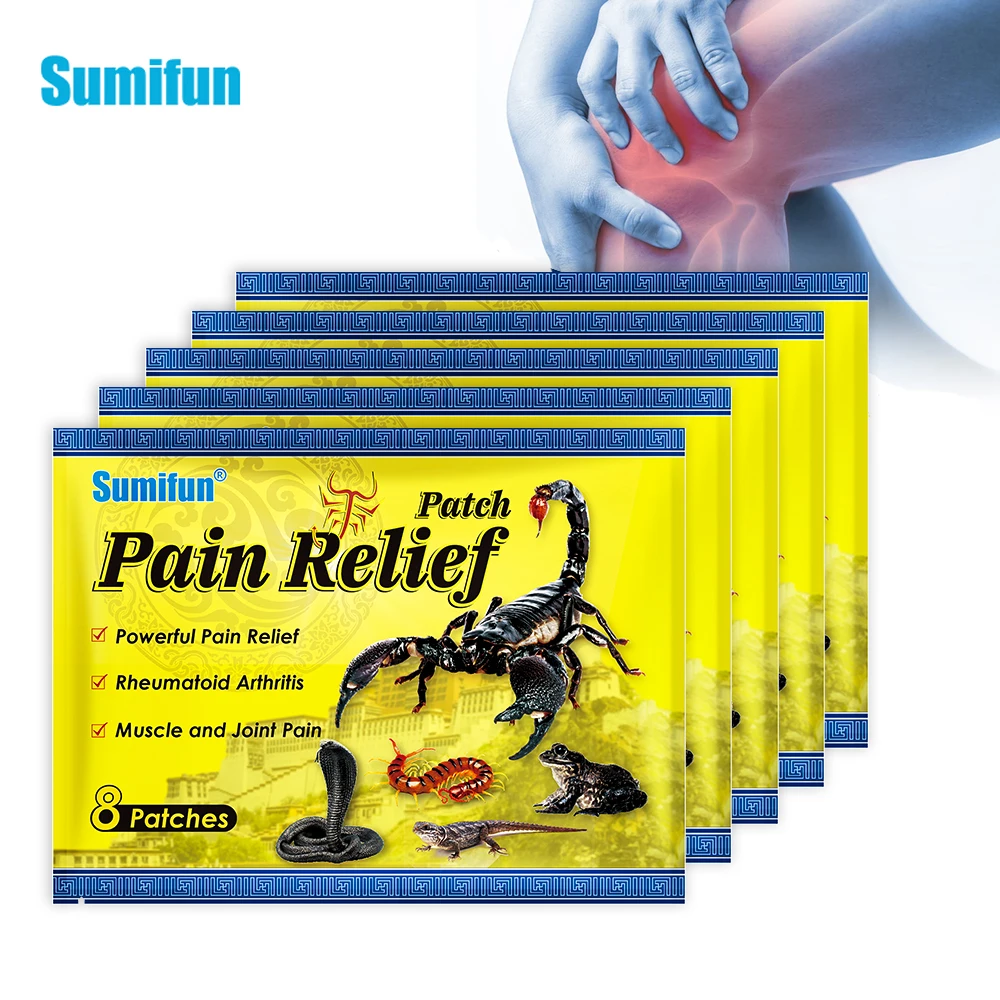 8/24/40Pcs Scorpion Venom Pain Relief Patch Relieve Joints Rheumatic Arthritis Cervical Spondylosis Analgesics Health Sticker
8/24/40Pcs Scorpion Venom Pain Relief Patch Relieve Joints Rheumatic Arthritis Cervical Spondylosis Analgesics Health Sticker