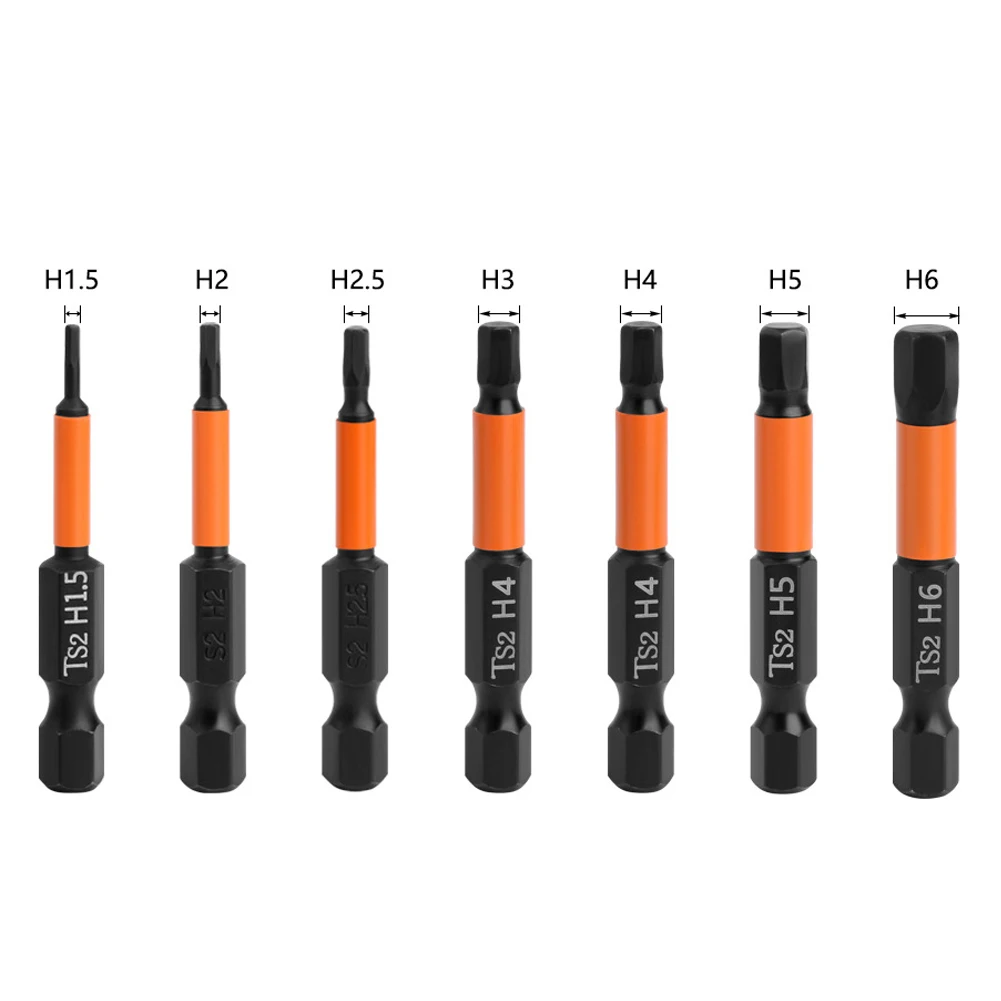 1PC Magnetic Hexagon Screwdriver Bit H1.5-H6 Quick Change Impact Driver Power Drill Bits Set 1/4 Inch Hex Shank 50mm Length
1PC Magnetic Hexagon Screwdriver Bit H1.5-H6 Quick Change Impact Driver Power Drill Bits Set 1/4 Inch Hex Shank 50mm Length