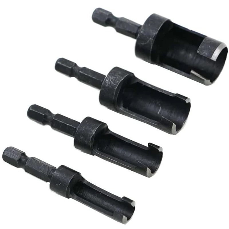6mm/ 10mm/ 13mm/16mm 4Pcs Durable Wooden Plug Hole Cutter Bit Cutting Dowel Maker Cork Hole Saw Tool Dropship
6mm/ 10mm/ 13mm/16mm 4Pcs Durable Wooden Plug Hole Cutter Bit Cutting Dowel Maker Cork Hole Saw Tool Dropship