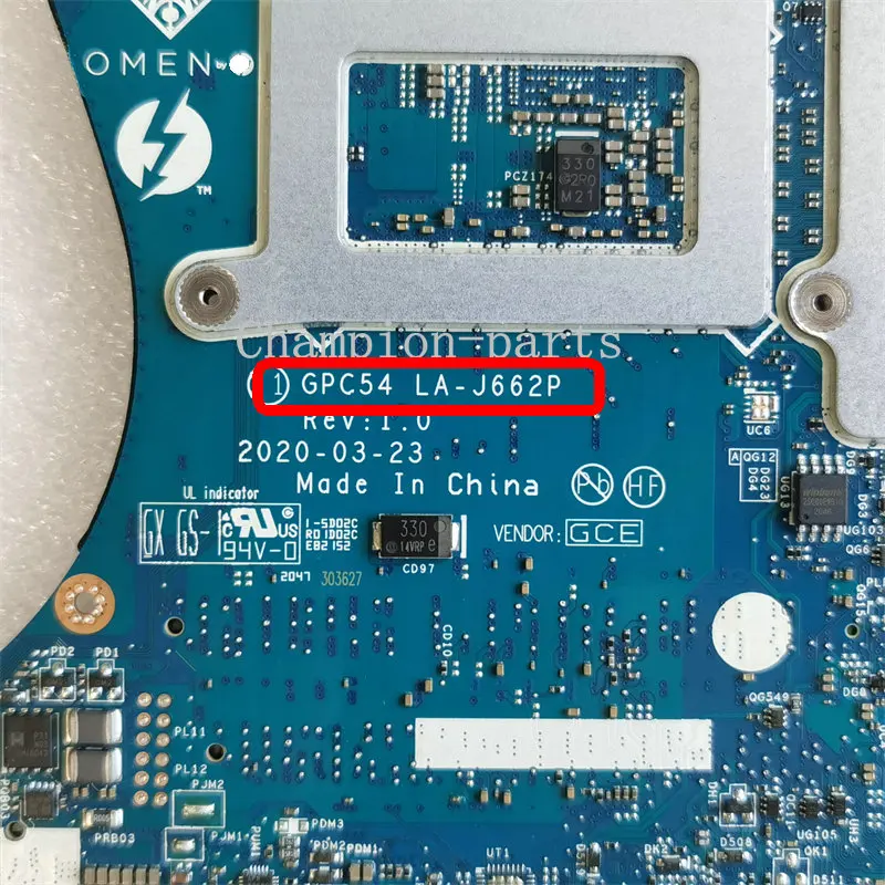 MLLSE ORIGINAL GPC54 LA-J662P REV: 1,0 для HP OMEN 15-DH материнская плата для ноутбука W/ i7-10750H + GPU 90 дней гарантии
MLLSE ORIGINAL GPC54 LA-J662P REV: 1,0 для HP OMEN 15-DH материнская плата для ноутбука W/ i7-10750H + GPU 90 дней гарантии