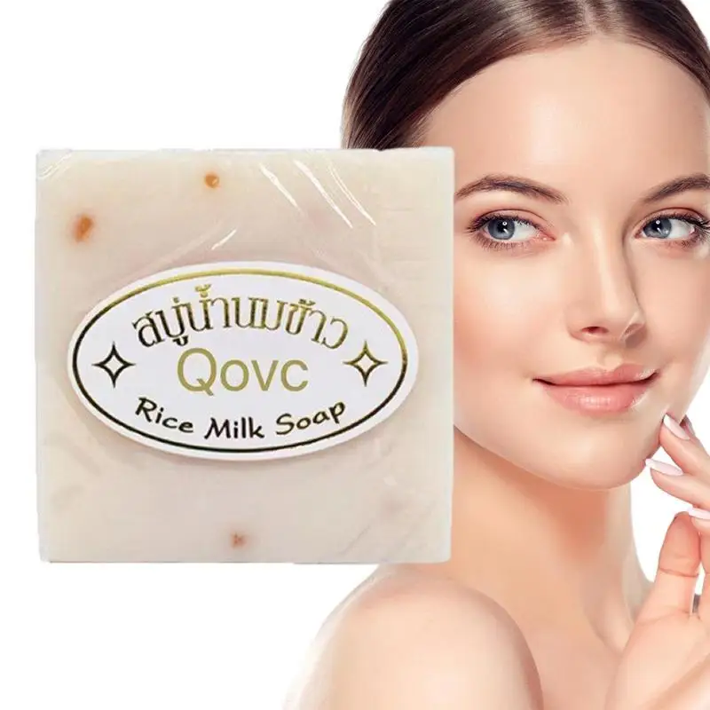 

Thai Rice Soap Gentle Multi-Purpose Bar For Rice Lovers Travel-Friendly Beauty Product For Hand Washing Removing Make-Up Washing