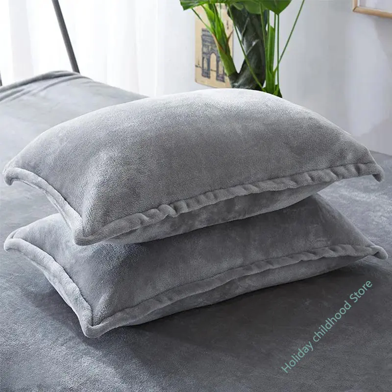 Flannel pillowcase, 48x74cm, solid color, autumn and winter, flannel, warm, plus, velvet pillowcase, large bed
Flannel pillowcase, 48x74cm, solid color, autumn and winter, flannel, warm, plus, velvet pillowcase, large bed