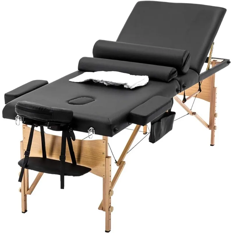 Table Massage Bed Spa Bed Heigh Adjustable 3 Fold 84" Massage Table W/Sheet Cradle Cover 2 Bolster Hanger Portable
Table Massage Bed Spa Bed Heigh Adjustable 3 Fold 84" Massage Table W/Sheet Cradle Cover 2 Bolster Hanger Portable