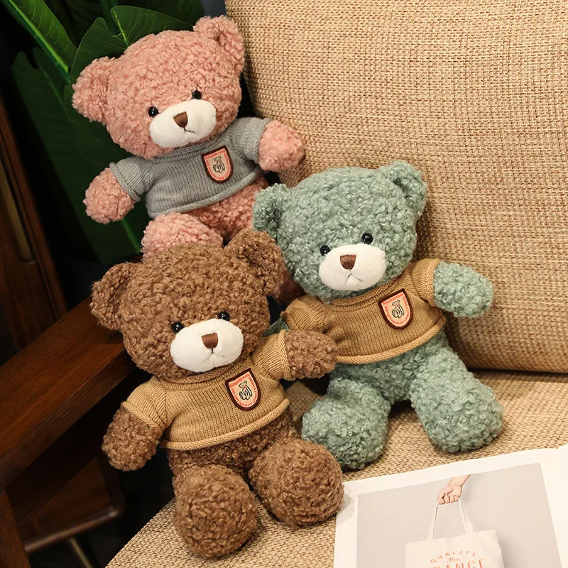 Kawaii Sweater Teddy Bear Plush Toy High Quality Stuffed Animals Bears Plushies Doll Cartoon Soft Kids Toys for Girlfriend Gift
Kawaii Sweater Teddy Bear Plush Toy High Quality Stuffed Animals Bears Plushies Doll Cartoon Soft Kids Toys for Girlfriend Gift