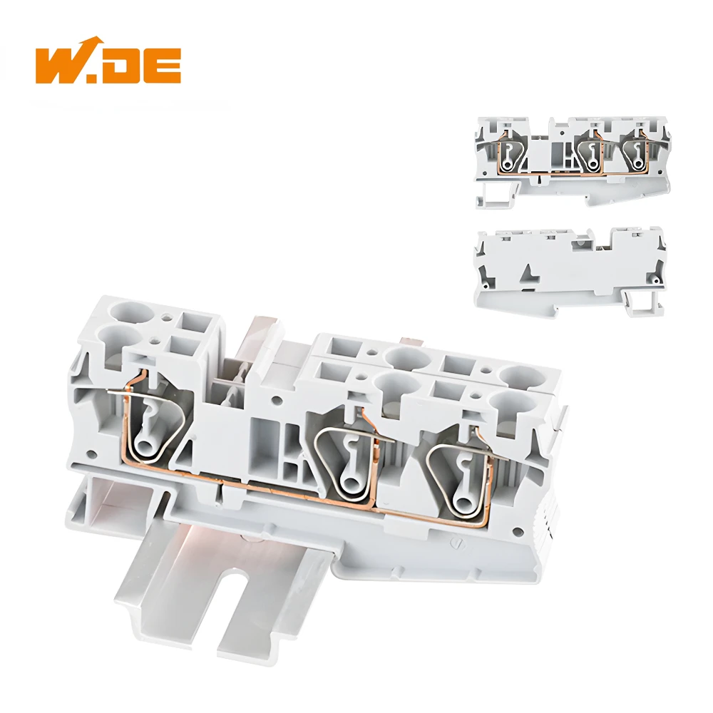 5 Pcs Din Rail Terminal Block ST-6-TWIN Electrical Wiring Return Pull Type Three Conductors Terminal Block ST6-TWIN
5 Pcs Din Rail Terminal Block ST-6-TWIN Electrical Wiring Return Pull Type Three Conductors Terminal Block ST6-TWIN