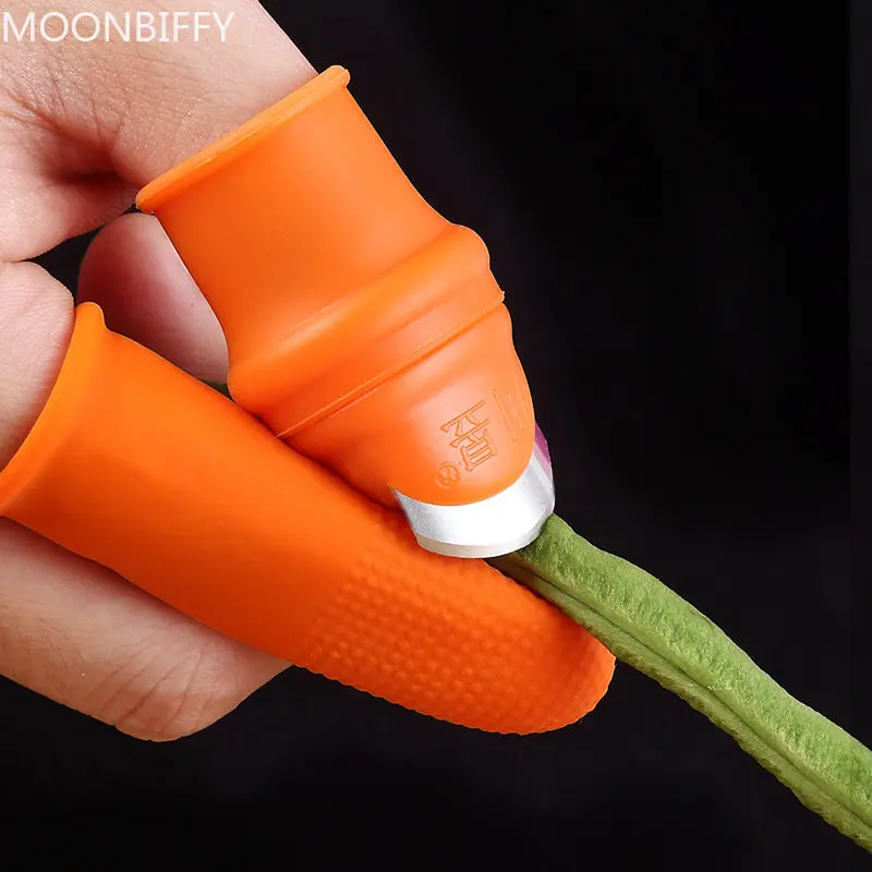 Finger Protector Silicone Thumb Knife Protector Gears Cutting Vegetable Harvesting Knife Pinching Plant Blade Scissors Gloves
Finger Protector Silicone Thumb Knife Protector Gears Cutting Vegetable Harvesting Knife Pinching Plant Blade Scissors Gloves