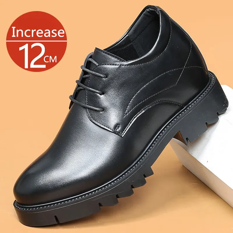 Men's Business Super High Derby Elevated Wedding Leather Shoes Increased 12cm Men Dress Shoes Thick Sole Height Increasing Shoes
Men's Business Super High Derby Elevated Wedding Leather Shoes Increased 12cm Men Dress Shoes Thick Sole Height Increasing Shoes