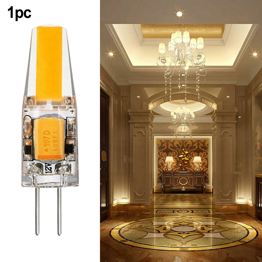 1PC G4 LED COB 6W Bulb Pin Base Bulbs Dimmable Lamps Warm White AC 12V For Chandelier Spotlight Lighting Accessories
1PC G4 LED COB 6W Bulb Pin Base Bulbs Dimmable Lamps Warm White AC 12V For Chandelier Spotlight Lighting Accessories