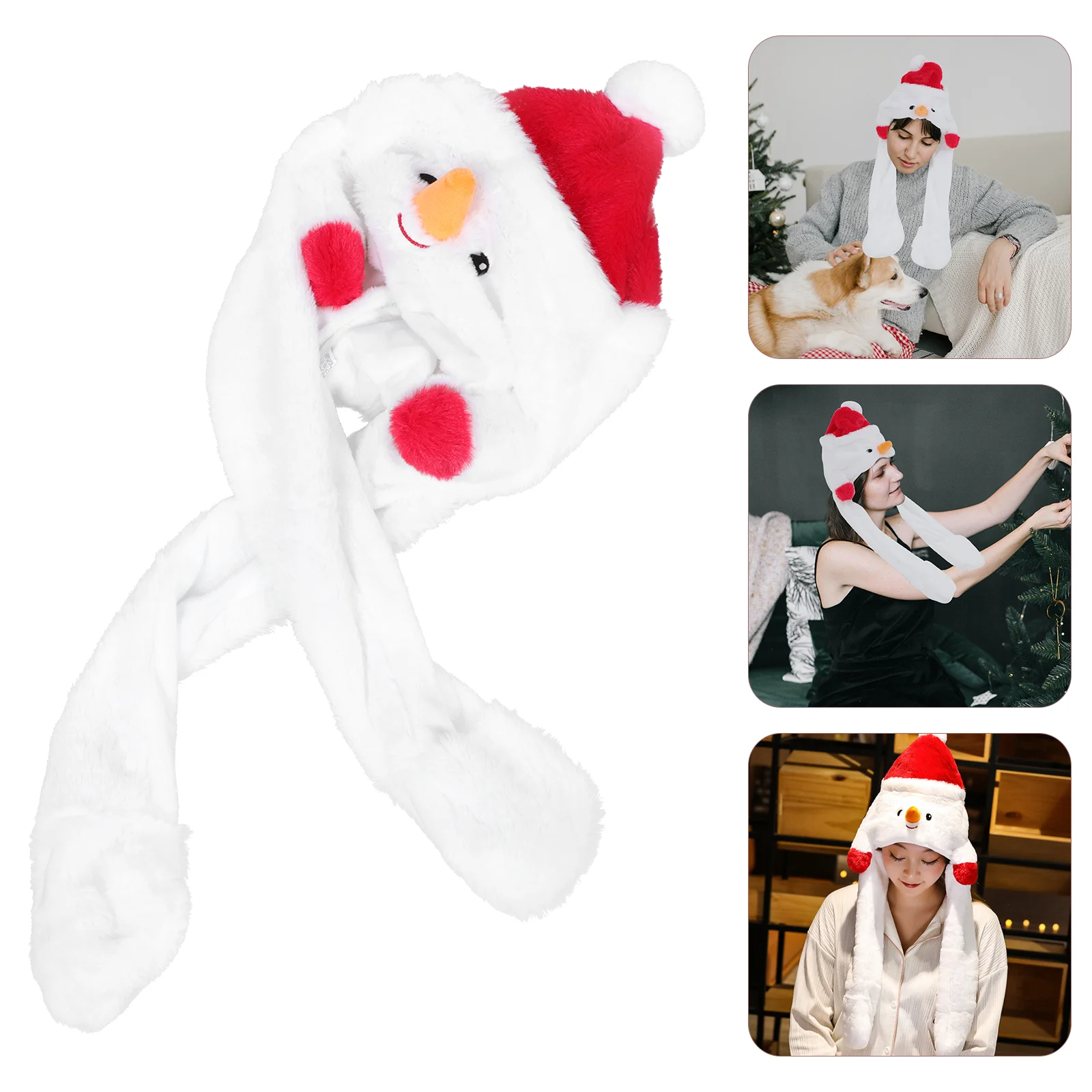 Glowing Christmas Plush Hats Ear Moving Jumping Hat Snowman Hat Christmas Funny Jumping Hat Plush Winter Xmas Holiday
Glowing Christmas Plush Hats Ear Moving Jumping Hat Snowman Hat Christmas Funny Jumping Hat Plush Winter Xmas Holiday