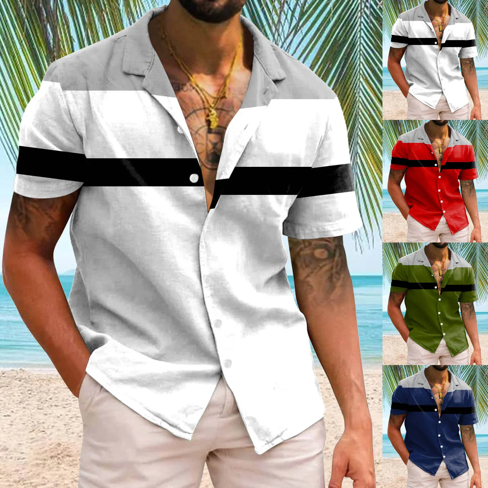 Men Casual Short Sleeve Spring Summer Turndown Neck 3D Printed Shirts Fashion Top Blouse Loose Business Art 3d Digital Print
Men Casual Short Sleeve Spring Summer Turndown Neck 3D Printed Shirts Fashion Top Blouse Loose Business Art 3d Digital Print