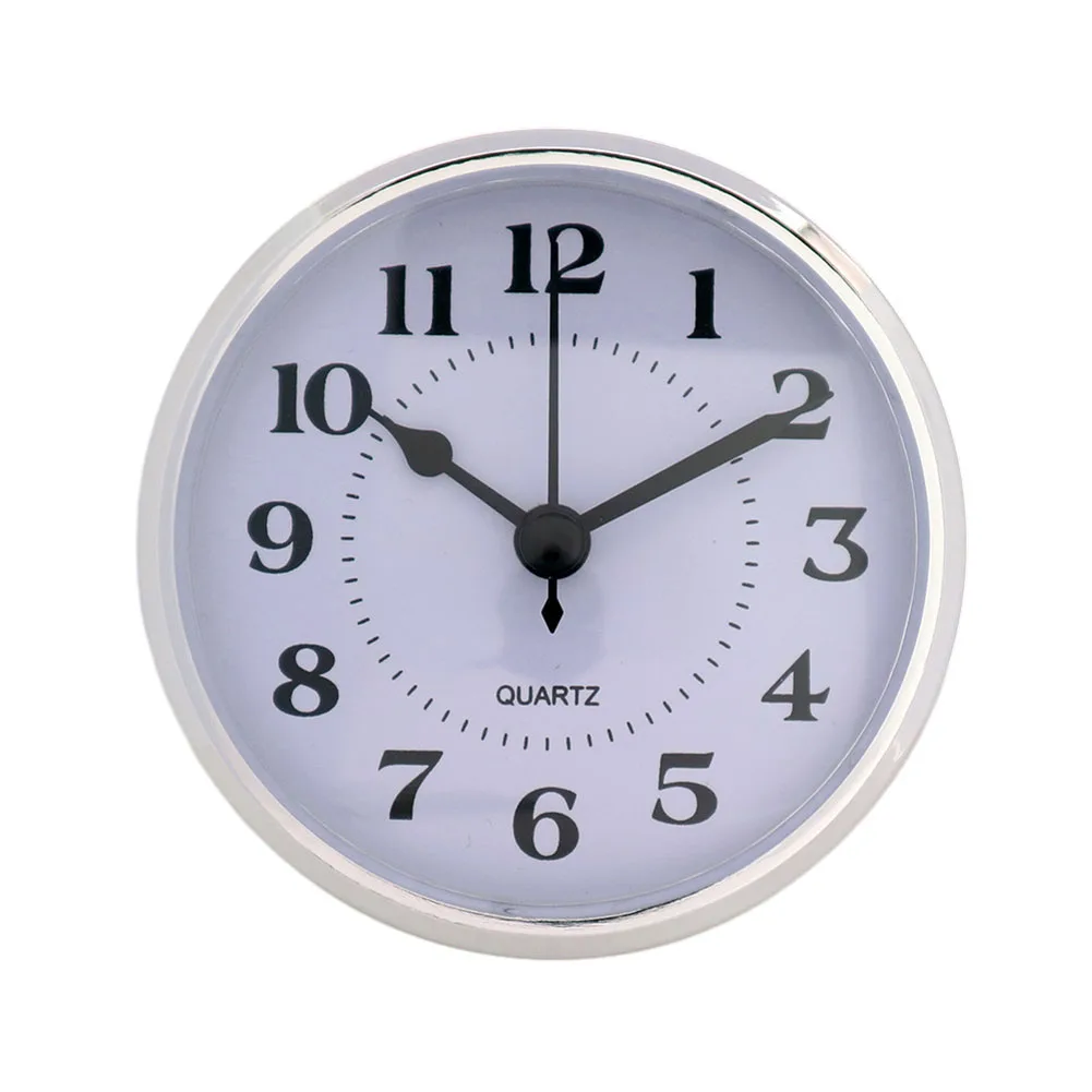 

Replacement Parts Quartz Clock Insert 1*AAA Battery( Not Included) 90mm Whole Diameter Arabic Numerals On Face Clear Lens