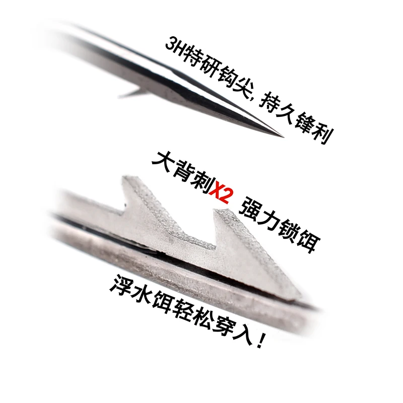 Cast&Catch Large Back Stab Anti Lead Removal Head Hook Neide Hook Road Yaheikeng Cost Performance Fish Hook Soft Bait Hook
Cast&Catch Large Back Stab Anti Lead Removal Head Hook Neide Hook Road Yaheikeng Cost Performance Fish Hook Soft Bait Hook