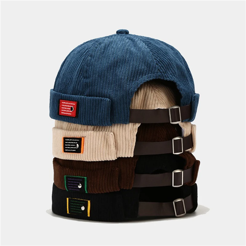 Brand Vintage Beanie Hats Men Women Spring Autumn Landlord Hat Streetwear Hip Hop Brimless Hat Corduroy Docker Cap Wholesale
Brand Vintage Beanie Hats Men Women Spring Autumn Landlord Hat Streetwear Hip Hop Brimless Hat Corduroy Docker Cap Wholesale