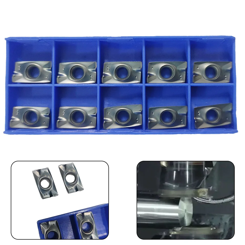 10pcs APMT1604 CNC Carbide Indexable Milling Inserts Set For Shoulder Face Milling Slotting Metal Processing Accessories
10pcs APMT1604 CNC Carbide Indexable Milling Inserts Set For Shoulder Face Milling Slotting Metal Processing Accessories