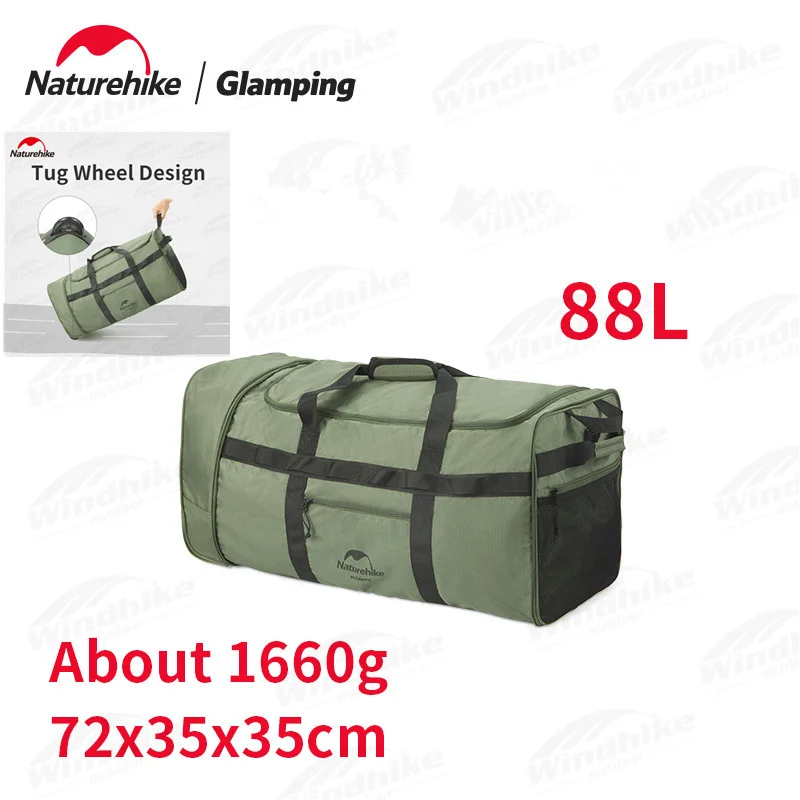 Naturehike 88L Camping Foldable Tug Wheel Polyester Storage Bag Large Capacity With Zipper Outdoor Portable Picnic Storage Box
Naturehike 88L Camping Foldable Tug Wheel Polyester Storage Bag Large Capacity With Zipper Outdoor Portable Picnic Storage Box