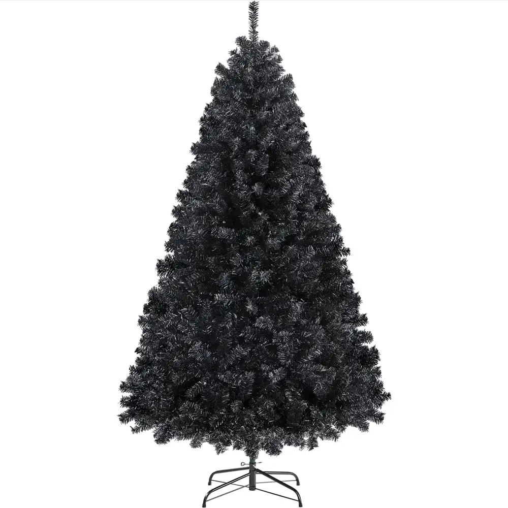 SmileMart Clear Prelit Incandescent Black Hinged Spruce Artificial Christmas Tree, 6'
SmileMart Clear Prelit Incandescent Black Hinged Spruce Artificial Christmas Tree, 6'