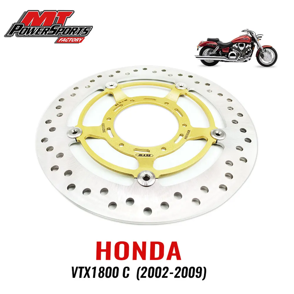 For Honda VTX1800 C 2002 2003 2004 2005 2006 2009 Stainless Front Brake Disc Floating Brakes System Motorcycle Accessories 
For Honda VTX1800 C 2002 2003 2004 2005 2006 2009 Stainless Front Brake Disc Floating Brakes System Motorcycle Accessories