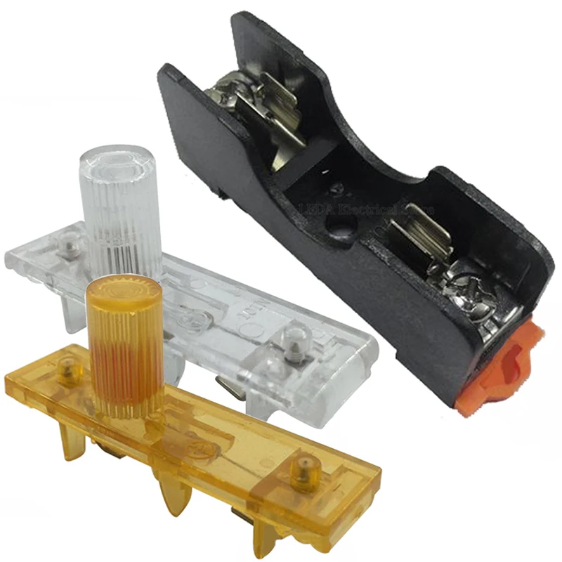 10Pcs DIN Rail Type 35MM Fuse Holder 10A 6x30mm Glass Fuse Box Cover Base Single Guide With Indicator Light 220V 24V
10Pcs DIN Rail Type 35MM Fuse Holder 10A 6x30mm Glass Fuse Box Cover Base Single Guide With Indicator Light 220V 24V