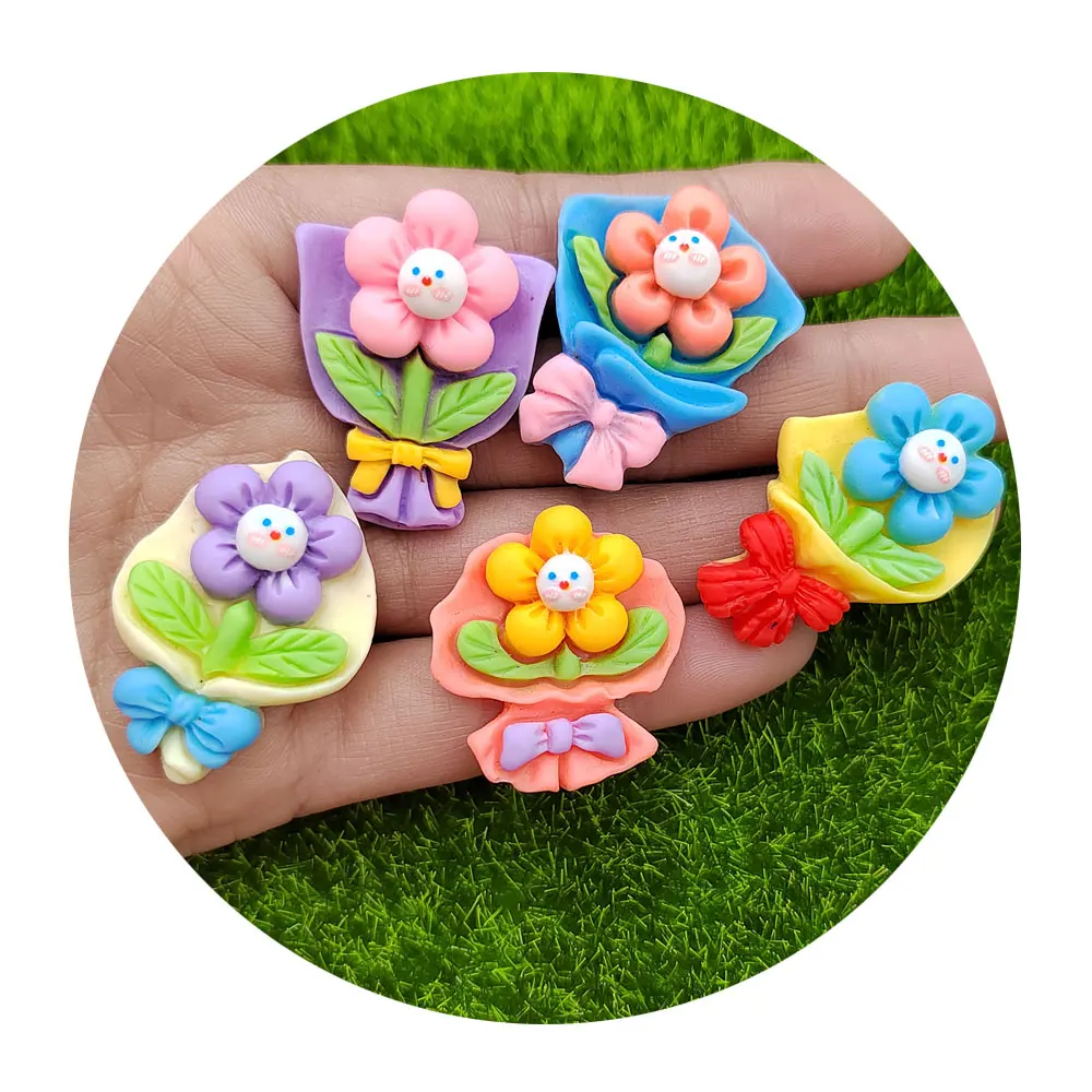 Resin Lovely Smiling Faces Bouquets Flatback Flowers Cabochon Scrapbook Kawaii DIY Embellishments Accessories
Resin Lovely Smiling Faces Bouquets Flatback Flowers Cabochon Scrapbook Kawaii DIY Embellishments Accessories