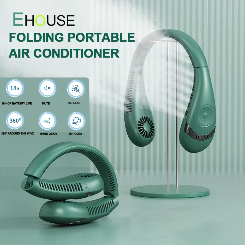 5000mAh Bladeless Hanging Neck Fan Portable Folding Angle Adjustable USB Charging Mute 3 Gears 360° Air Outlete Gym Cooling Fan
5000mAh Bladeless Hanging Neck Fan Portable Folding Angle Adjustable USB Charging Mute 3 Gears 360° Air Outlete Gym Cooling Fan