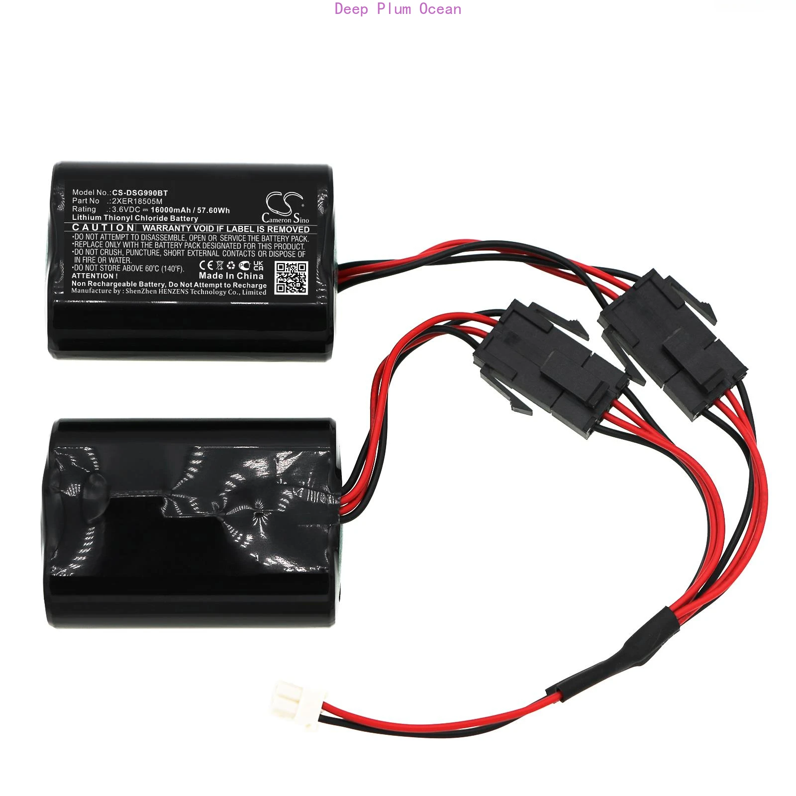 Cameron Sino 16000mAh Alarm System Battery 2XER18505M for DSC Siren Res Fire, Burg Siren, PG9901, Siren PG9901, Siren PG9911
Cameron Sino 16000mAh Alarm System Battery 2XER18505M for DSC Siren Res Fire, Burg Siren, PG9901, Siren PG9901, Siren PG9911