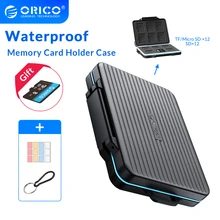 ORICO Waterproof Memory Card Holder Case Anti-static Shockproof TF/SD/CF Cards Storage Protector Cover for Camera CF Cards
ORICO Waterproof Memory Card Holder Case Anti-static Shockproof TF/SD/CF Cards Storage Protector Cover for Camera CF Cards