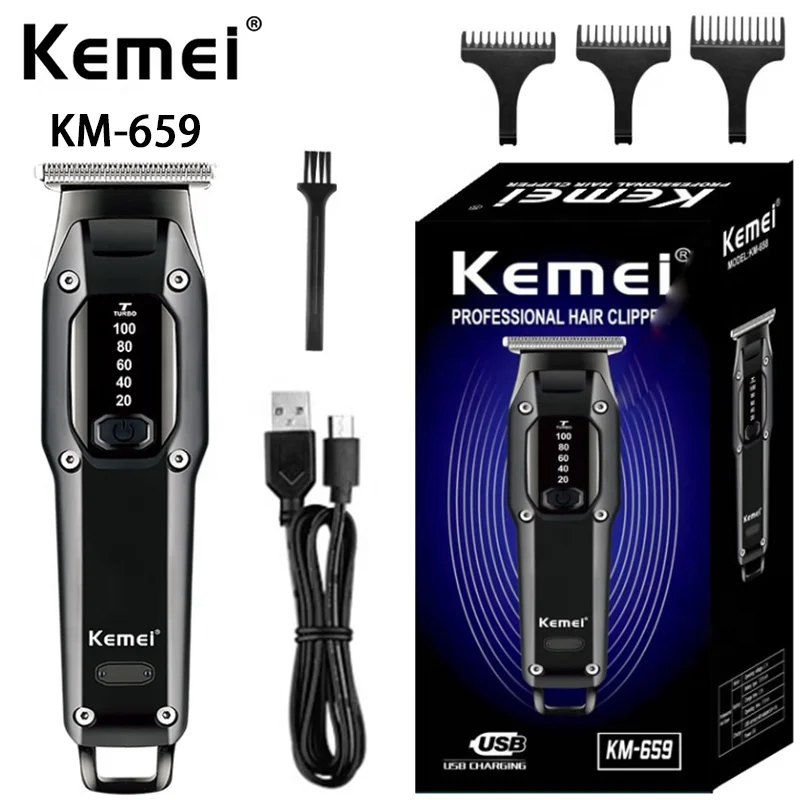 High Performance Quality Hair Shaving Barber Salon Kemei km-659 Hair Clipper Trimmer Electric Professional Hair Clipper
High Performance Quality Hair Shaving Barber Salon Kemei km-659 Hair Clipper Trimmer Electric Professional Hair Clipper