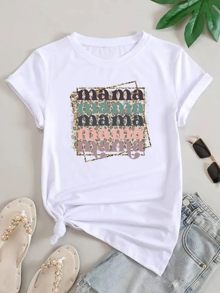 Mama Letter Sweet Vintage Graphic T-shirt Short Sleeve Clothes Women Fashion Summer Print Top T Shirt Clothing Tee
Mama Letter Sweet Vintage Graphic T-shirt Short Sleeve Clothes Women Fashion Summer Print Top T Shirt Clothing Tee