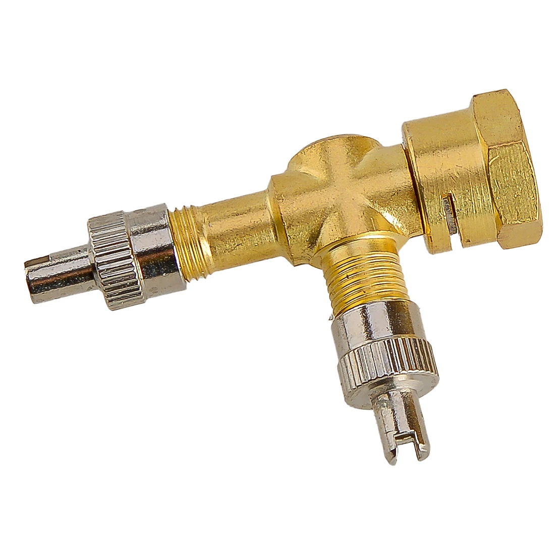 NEW Three-Way Valve Stem Port TPMS Tee Adapter Tire Pressure Gauge Connector for Motorcycle Car Universal
NEW Three-Way Valve Stem Port TPMS Tee Adapter Tire Pressure Gauge Connector for Motorcycle Car Universal