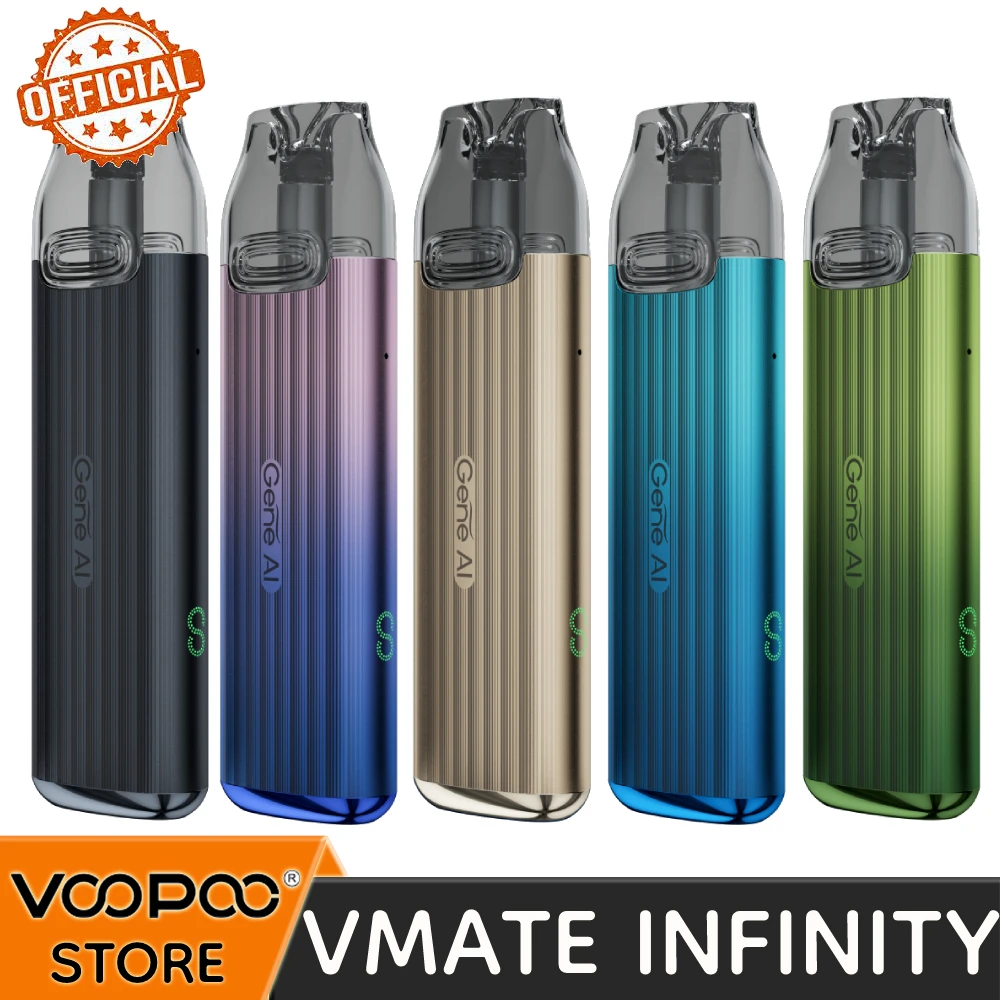 

VOOPOO Vmate Infinity Edition Kit 900 мАч батарея 17 Вт Vape Fit Vmate V2 & V.THRU Pro Pod электронная сигарета картридж испаритель