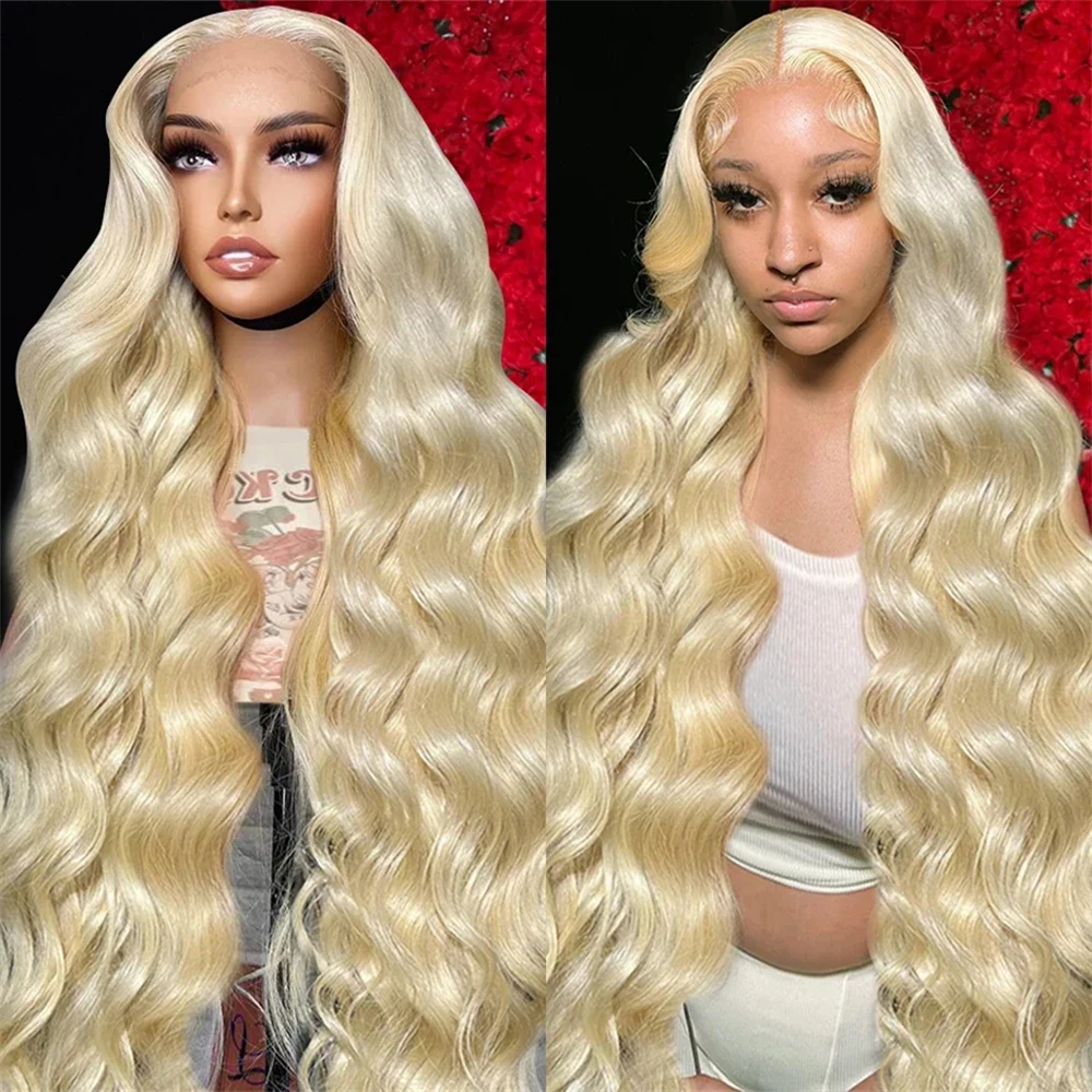 

180% Brazilian 30Inch 13x6 Lace Front Human Hair Wig 13x4 13x6 Transparent 613 Lace Frontal HD Closure Glueless Wig Honey Blonde