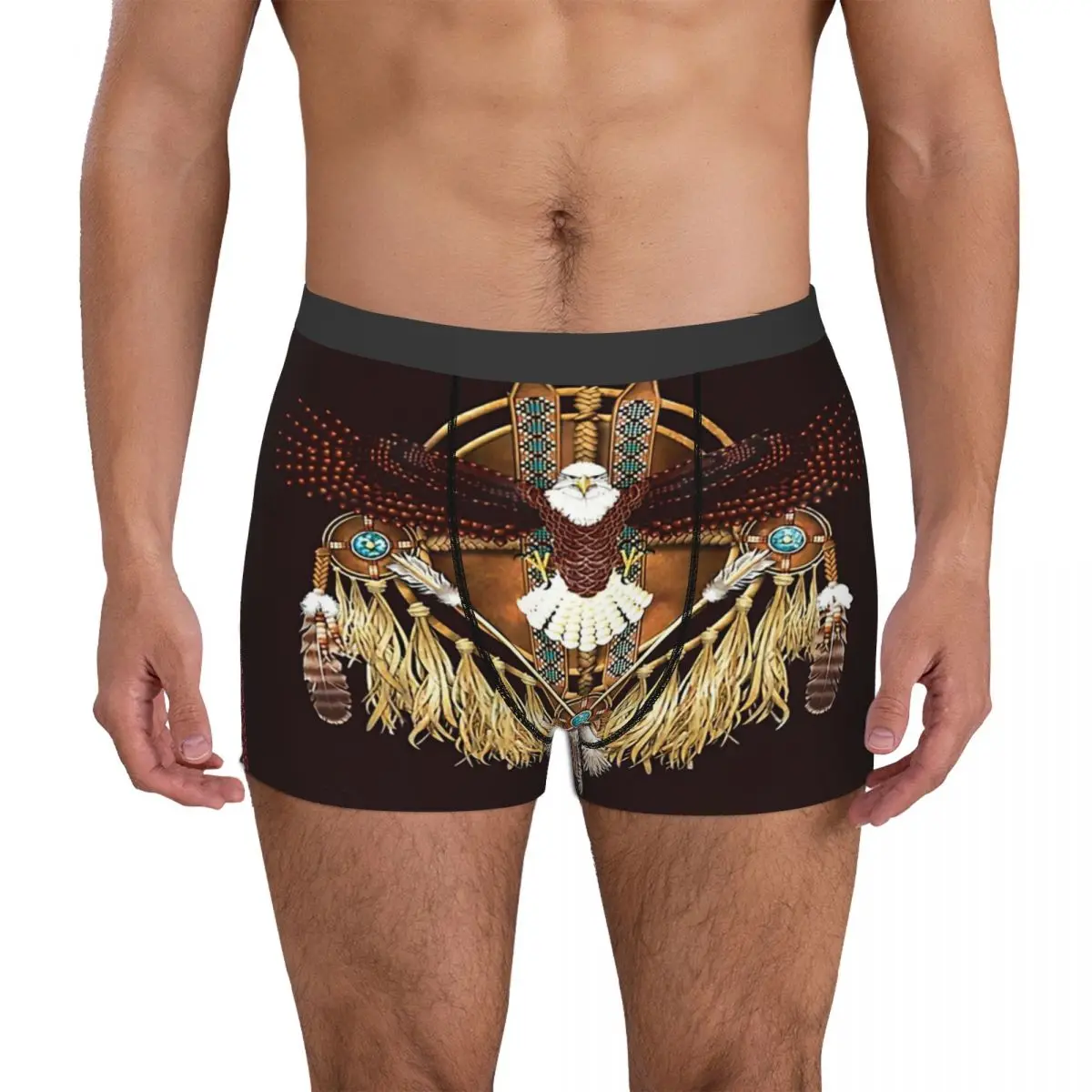 Native Dreamcatcher African Eagle Men's Boxer Briefs Shorts Men Underpants Cartoon Men's Panties Soft Underwear For Men
Native Dreamcatcher African Eagle Men's Boxer Briefs Shorts Men Underpants Cartoon Men's Panties Soft Underwear For Men