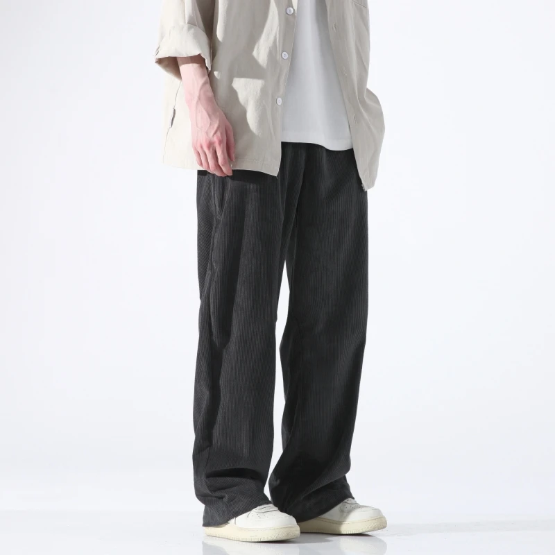 New Style Men'S Flat Leg Straight Tube Corduroy Trousers In Autumn And Winter Korean Fashion Trend Handsome Relaxed Casual Pants
New Style Men'S Flat Leg Straight Tube Corduroy Trousers In Autumn And Winter Korean Fashion Trend Handsome Relaxed Casual Pants