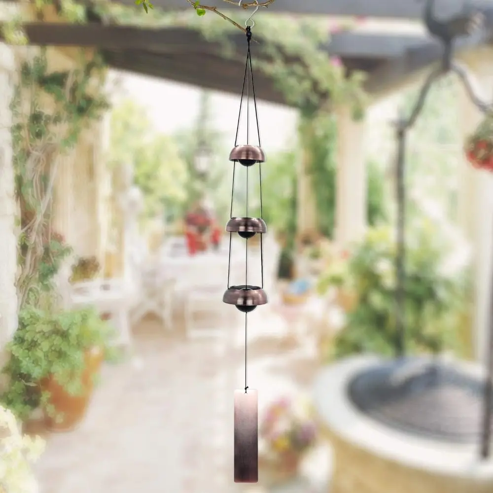 

Handmade Temple Wind Bell Memorial Wind Chime Iron Hanging Feng Shui Wind Chime Retro Metal Windchimes Garden