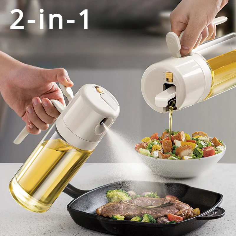 550ml Kitchen Oil Spray for Cooking BBQ Glass Olive Spray Oil Bottle Dispenser Camping Baking Vinegar Soy Sauce Containers Cruet
550ml Kitchen Oil Spray for Cooking BBQ Glass Olive Spray Oil Bottle Dispenser Camping Baking Vinegar Soy Sauce Containers Cruet