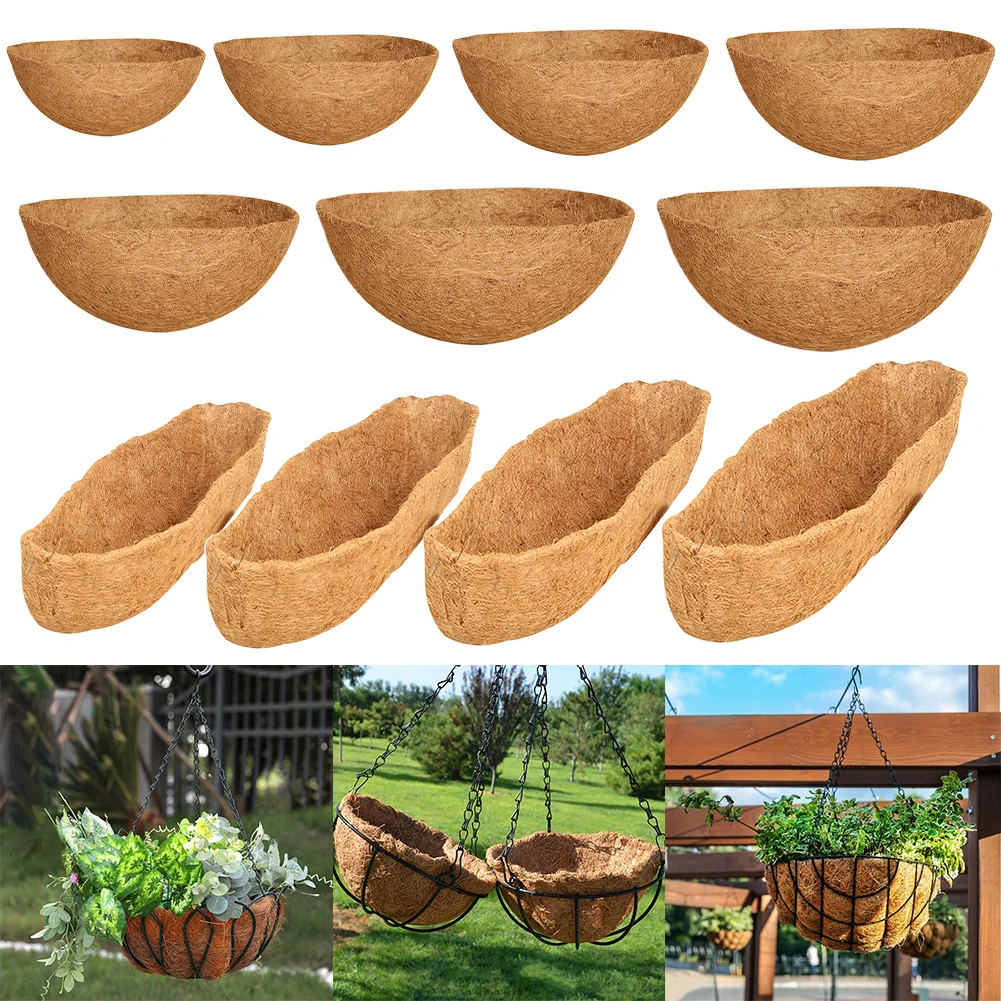 Natural Coconut Fiber Liners Thick Coconut Liners For Planters Round Hanging Basket Liners Replacement Liners For Garden Supplie
Natural Coconut Fiber Liners Thick Coconut Liners For Planters Round Hanging Basket Liners Replacement Liners For Garden Supplie