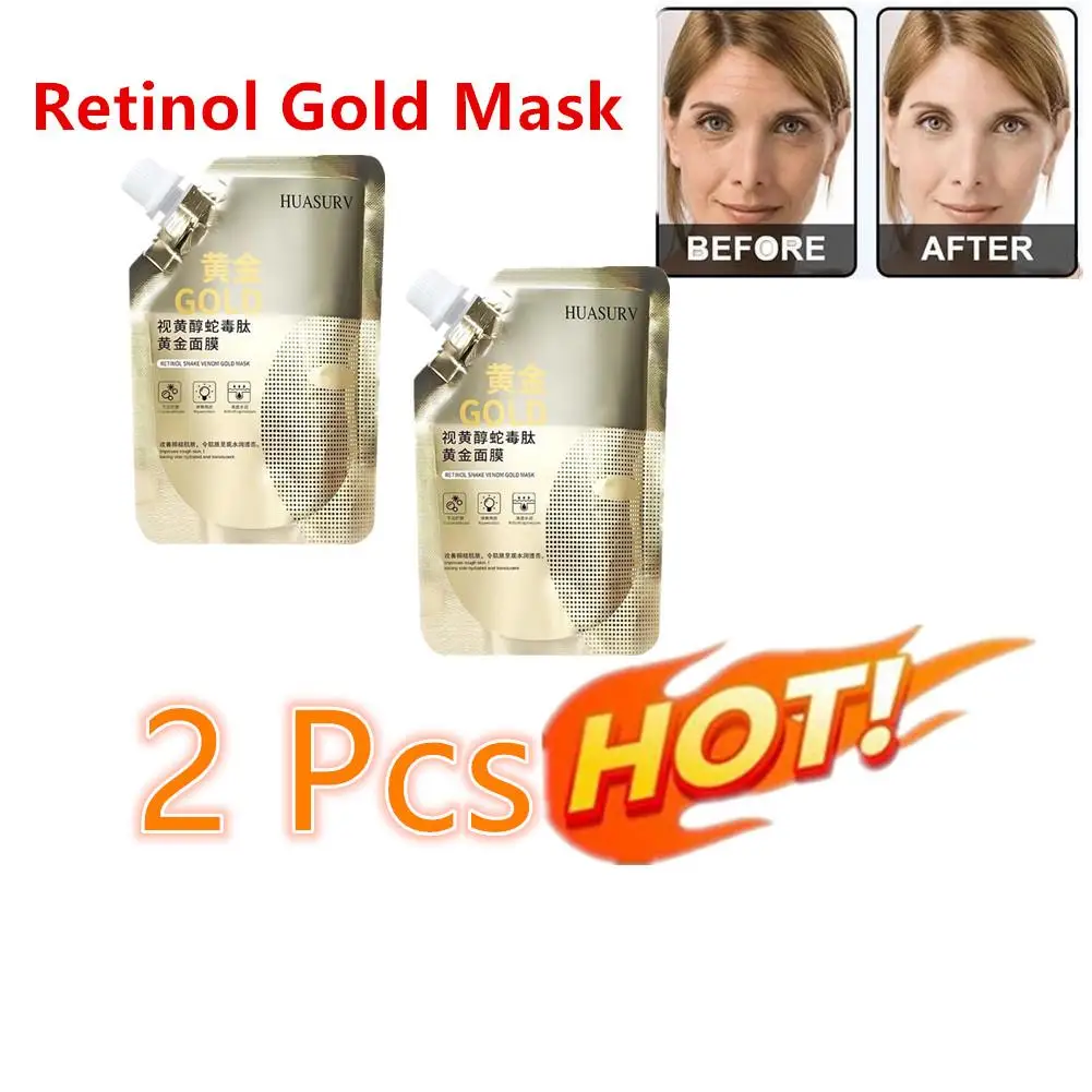 2Pcs 100g Retinol Snake Peptide Gold Mask Moisturizing Skin Care Clear Moisturizing Anti-aging Oil Control Mask Skincare
2Pcs 100g Retinol Snake Peptide Gold Mask Moisturizing Skin Care Clear Moisturizing Anti-aging Oil Control Mask Skincare
