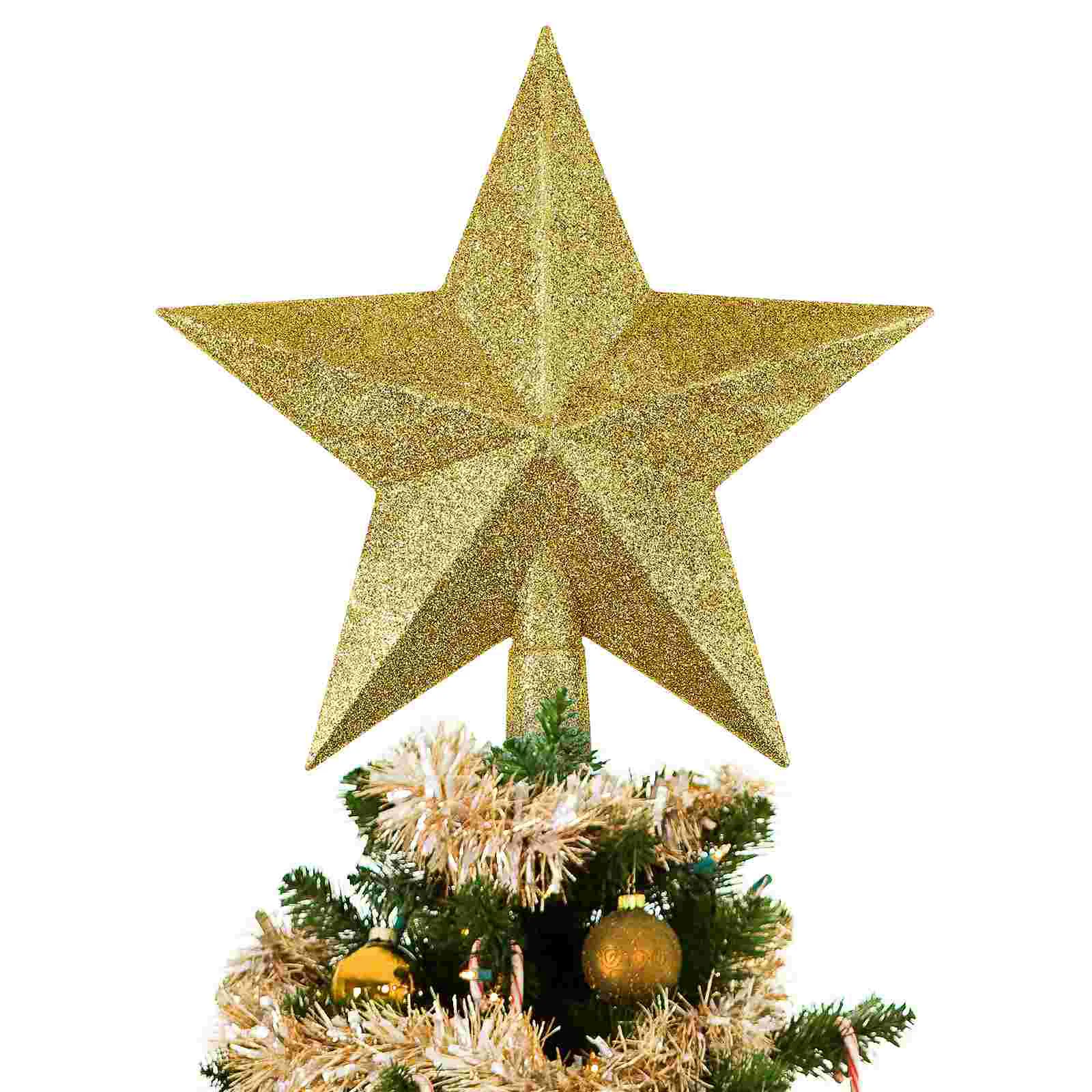 Christmas Star Tree Topper Sparkling Pentagram Treetop Ornament Classic Festival Decoration
Christmas Star Tree Topper Sparkling Pentagram Treetop Ornament Classic Festival Decoration