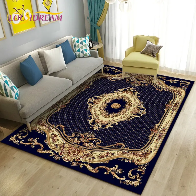 

Турецкий персидский коврик в богемном стиле, большой ковер для гостиной, спальни, дивана, декоративный коврик, кухонный нескользящий напольный коврик