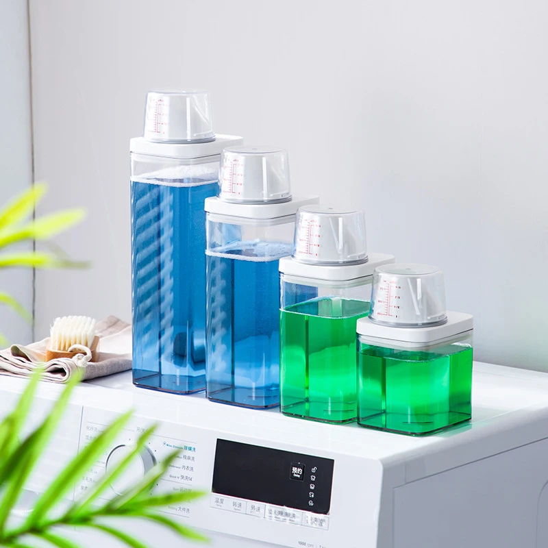 Airtight Laundry Detergent Powder Storage Box Clear washing Powder Container With Measuring Cup Multipurpose Plastic Cereal Jar
Airtight Laundry Detergent Powder Storage Box Clear washing Powder Container With Measuring Cup Multipurpose Plastic Cereal Jar