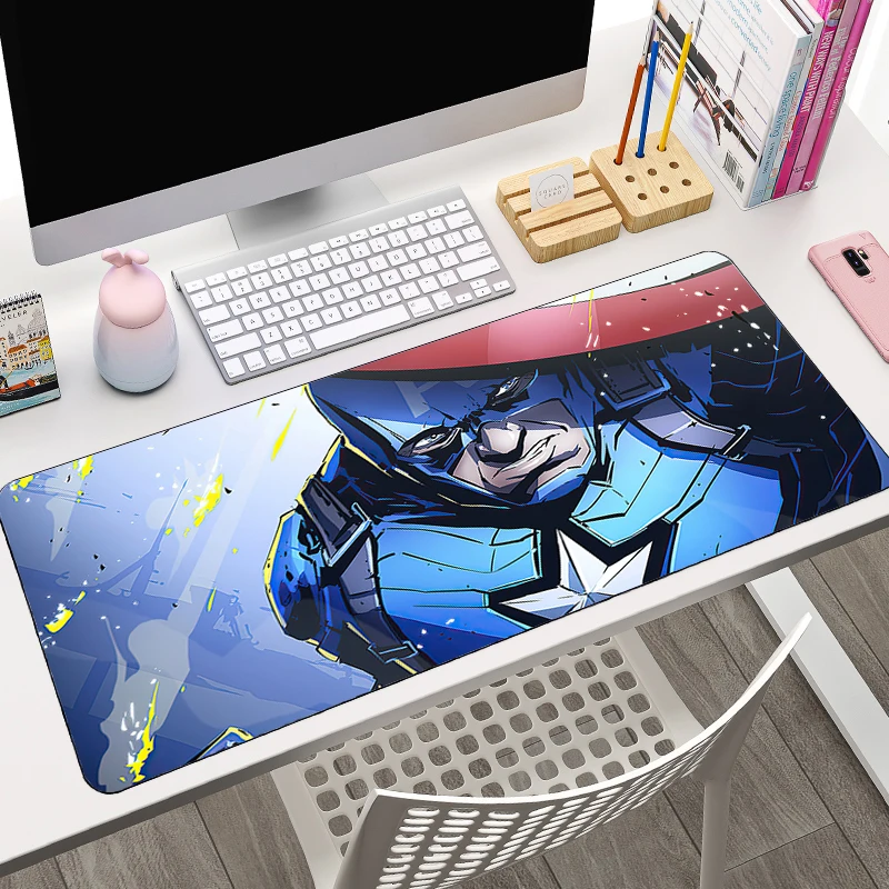 

Captain America Anime Mouse Pad Marvel XXL Desk Mat Laptop Gaming Accessories Keyboard Pad PC Game Cabinet Mousepad Large Carpet