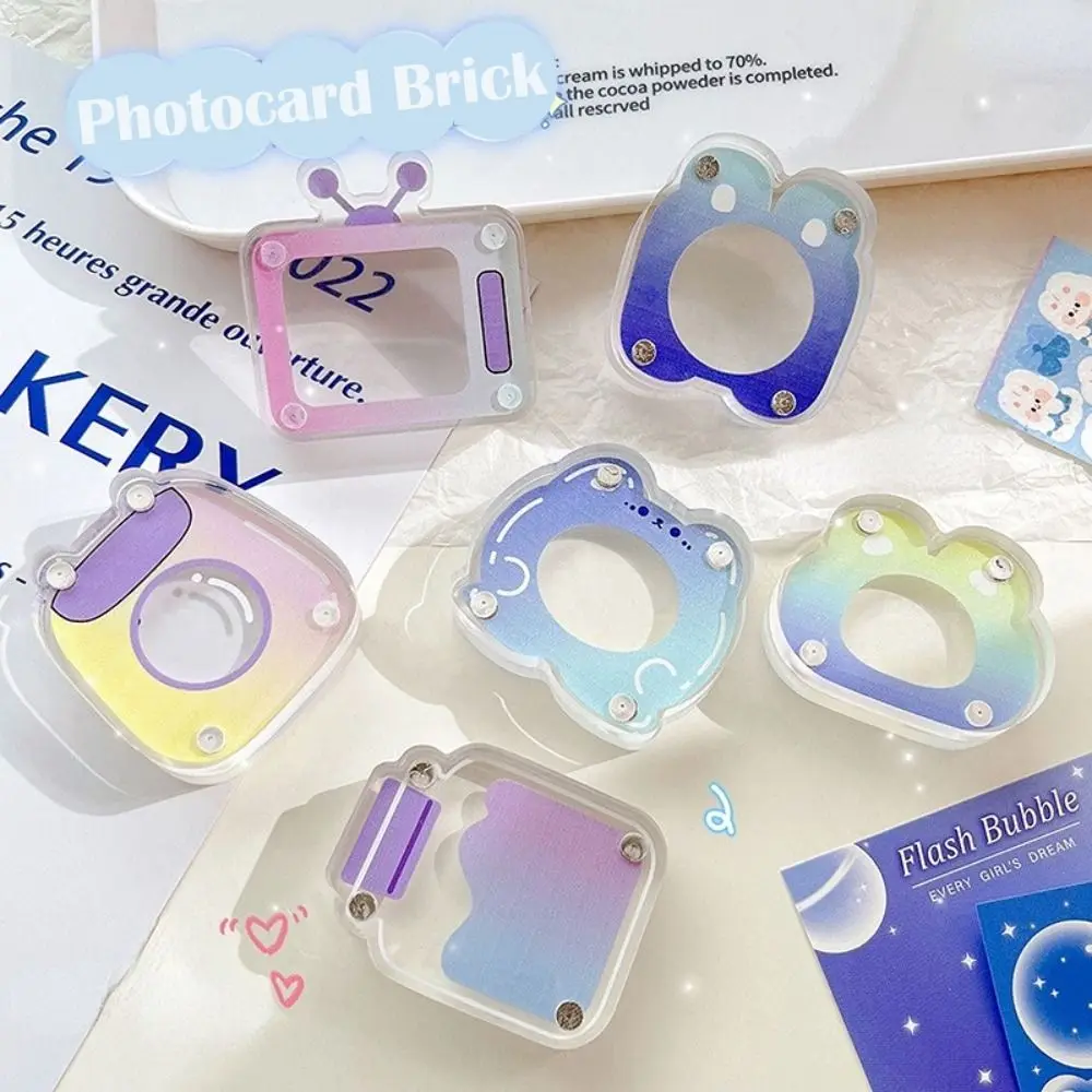 INS DIY Gradual School Transparent Cards Stand Photo Card Holder Photo Frame Idol Photocard Brick Photo Display
INS DIY Gradual School Transparent Cards Stand Photo Card Holder Photo Frame Idol Photocard Brick Photo Display