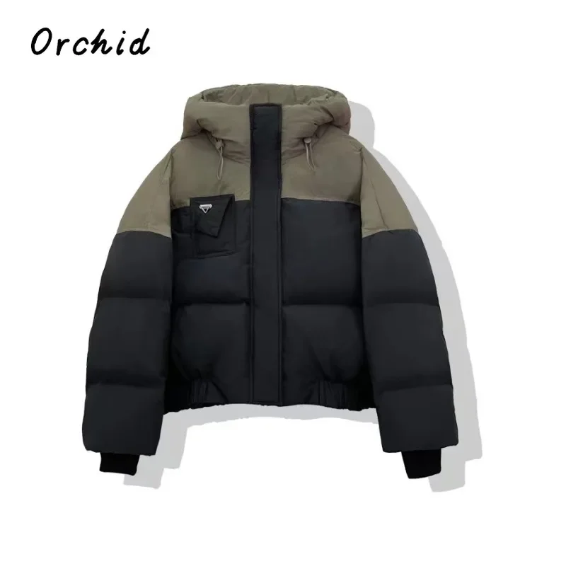 2023 Autumn Winter American Retro Jacket Women Hoodies Contrast Color Long Sleeve Casual Coat Trendy Warm Cotton Padded Top
2023 Autumn Winter American Retro Jacket Women Hoodies Contrast Color Long Sleeve Casual Coat Trendy Warm Cotton Padded Top