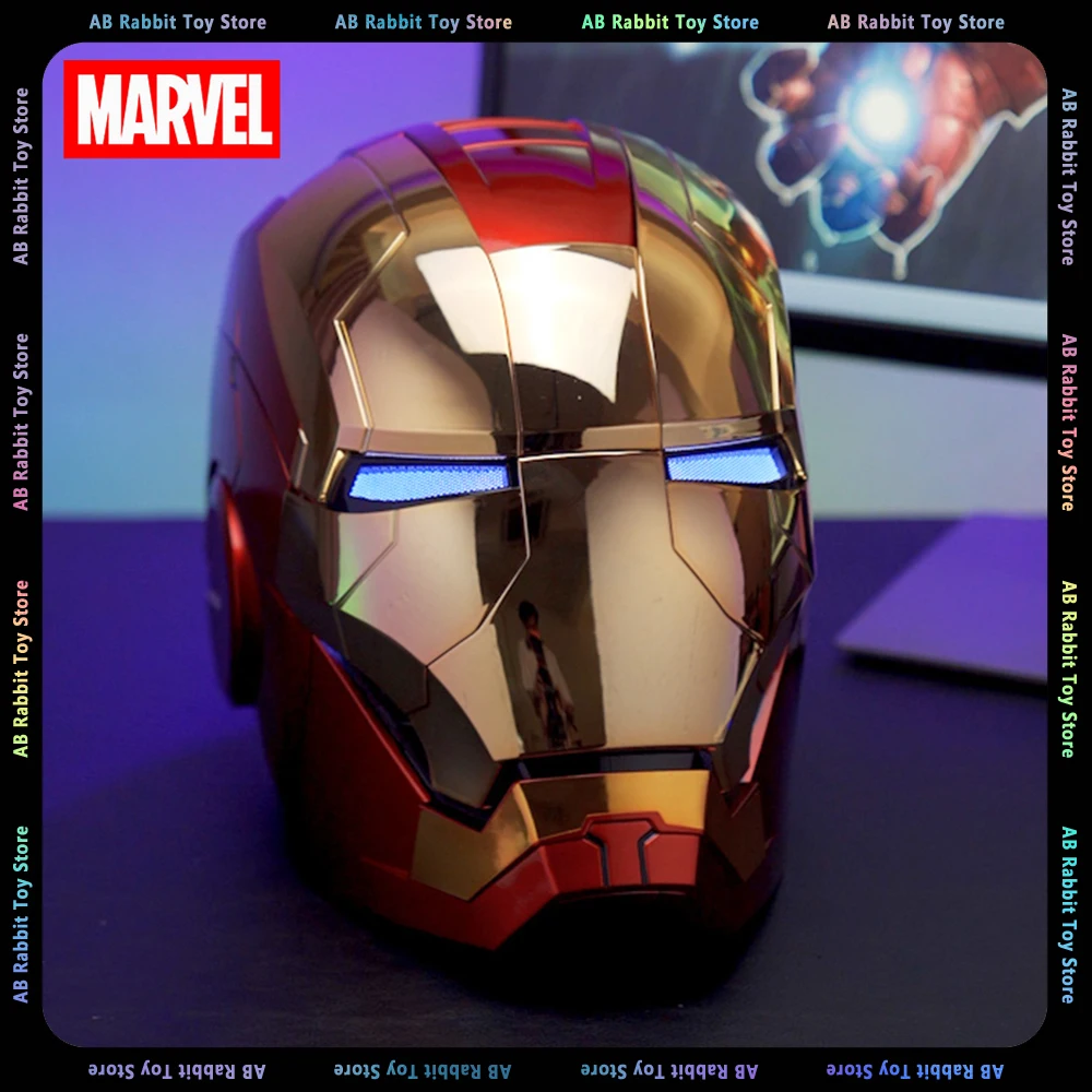 Avengers Iron Man Helmet MK5 Voice Control Helmet Electronic War Machine Cosplay 1:1 Open Close Jarvis Command IronMan Toy Gifts
Avengers Iron Man Helmet MK5 Voice Control Helmet Electronic War Machine Cosplay 1:1 Open Close Jarvis Command IronMan Toy Gifts