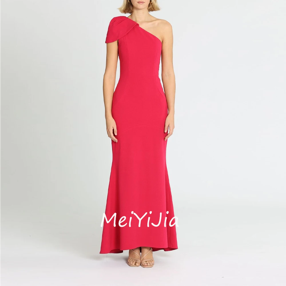 Meiyijia Evening Dress Sleeveless One-shoulder Mermaid Ruffle Crepe Saudi Arabia Sexy Evening Birthday Club Outfits Summer 2024
Meiyijia Evening Dress Sleeveless One-shoulder Mermaid Ruffle Crepe Saudi Arabia Sexy Evening Birthday Club Outfits Summer 2024